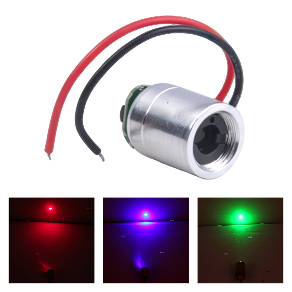 Diode Laser Module - Φ12x15mm DC 5V Rot-100mW Grün-50mW Blau-100mW
