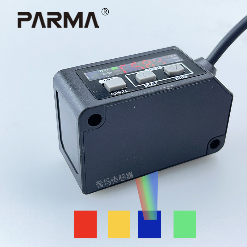 Industrial Laser Distance Sensor - PARMA Farbsensor Farbcode-Sensor Hochpräzise Erkennung Intelligente