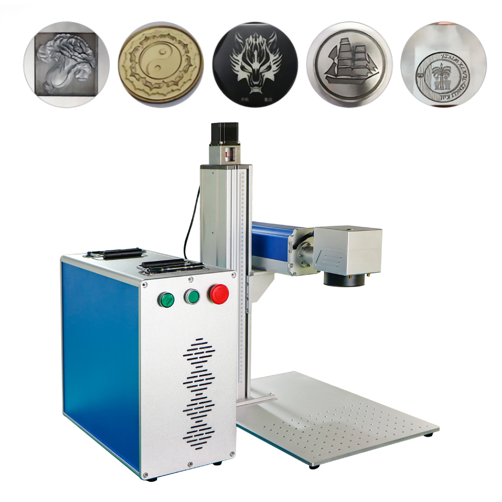 Industrial Laser Engraver For Metal - Raycus Faserlasergravurmaschine 2,5D Relief Tiefengravur für