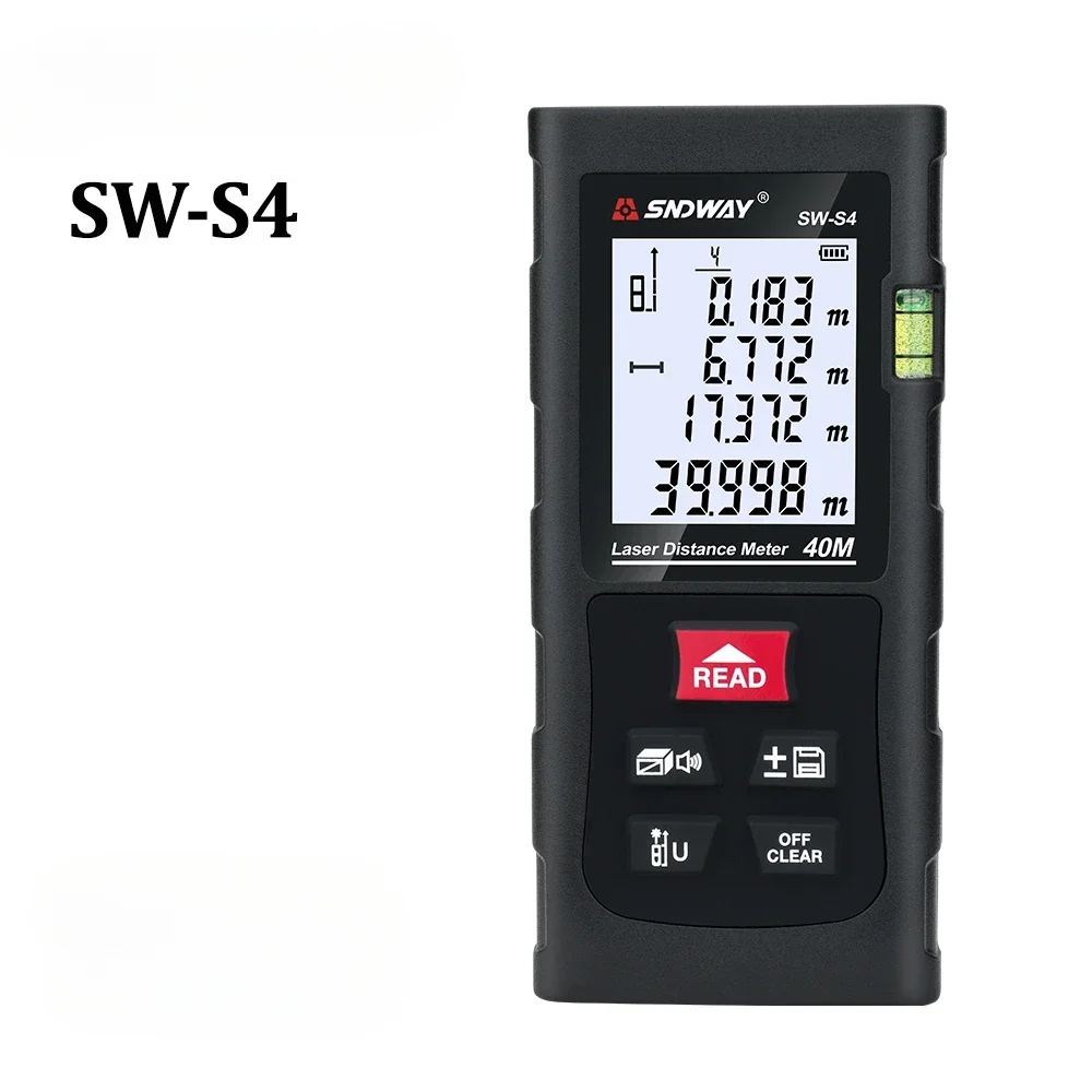 Stanley Tape 25Ft - SNDWAY Laser-Entfernungsmesser, Laser-Entfernungsmesser, Trena Laser-Maßband, Entfernungsmesser,