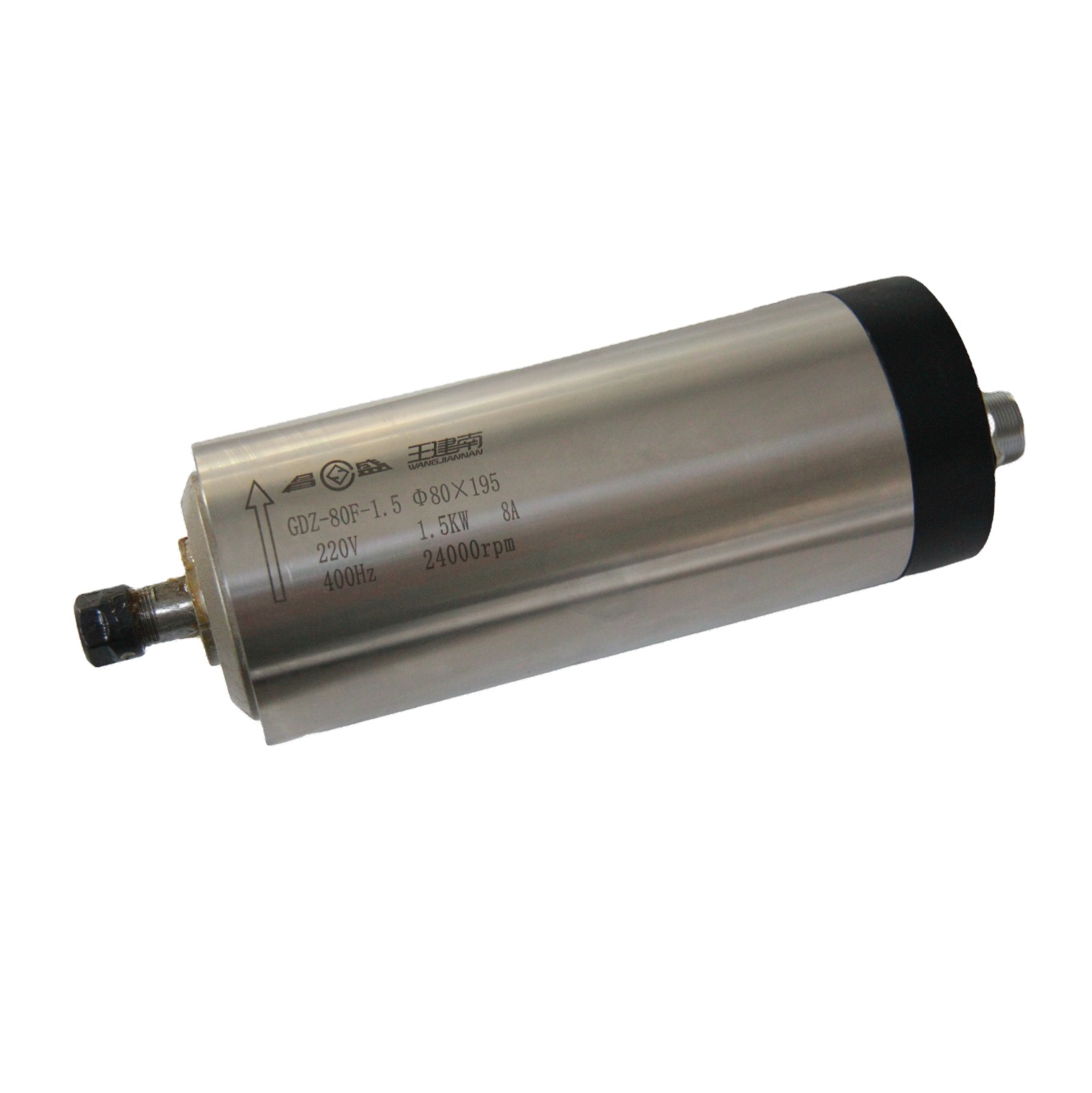 Cnc Spindle Motor - GDZ-Serie 1,5kW Runder Luftgekühlter Hochgeschwindigkeits-CNC-Spindelmotor