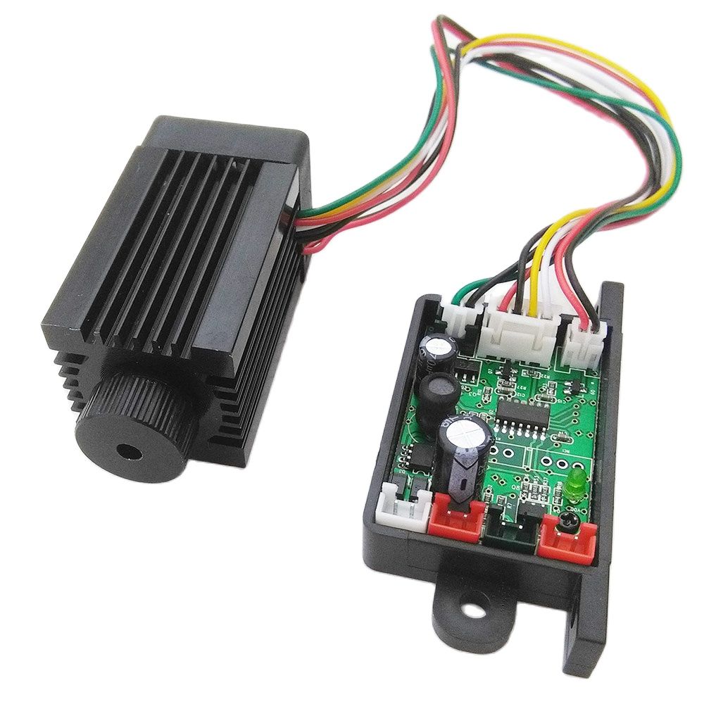 Diode Laser Module - 532 nm 200 mW fokussierbares grünes