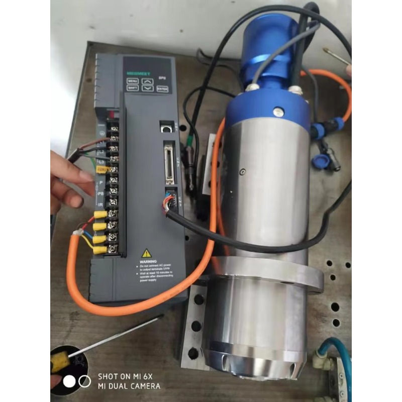 Cnc Spindle Motor - 2026 1230A-BT30 Flansch-Hochgeschwindigkeits-7,5-kW-30000-U/min-ATC-Spindelmotor für CNC-Fräsen, brandneu,