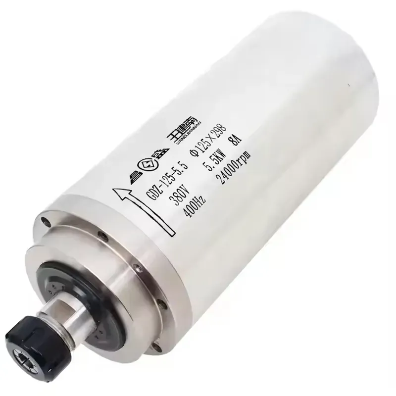 Cnc Spindle Motor - GDZ-125-5.5 12A 220V 24000rpm Steinschleif-Hochgeschwindigkeits-ER25 CNC-Frässpindelmotor