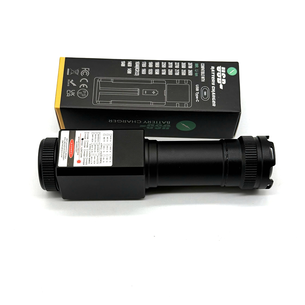 Laser Beam Expander - Fokussierbares 520nm 525nm Grünlicht-Lasermodul Wasserdichte Tauch-