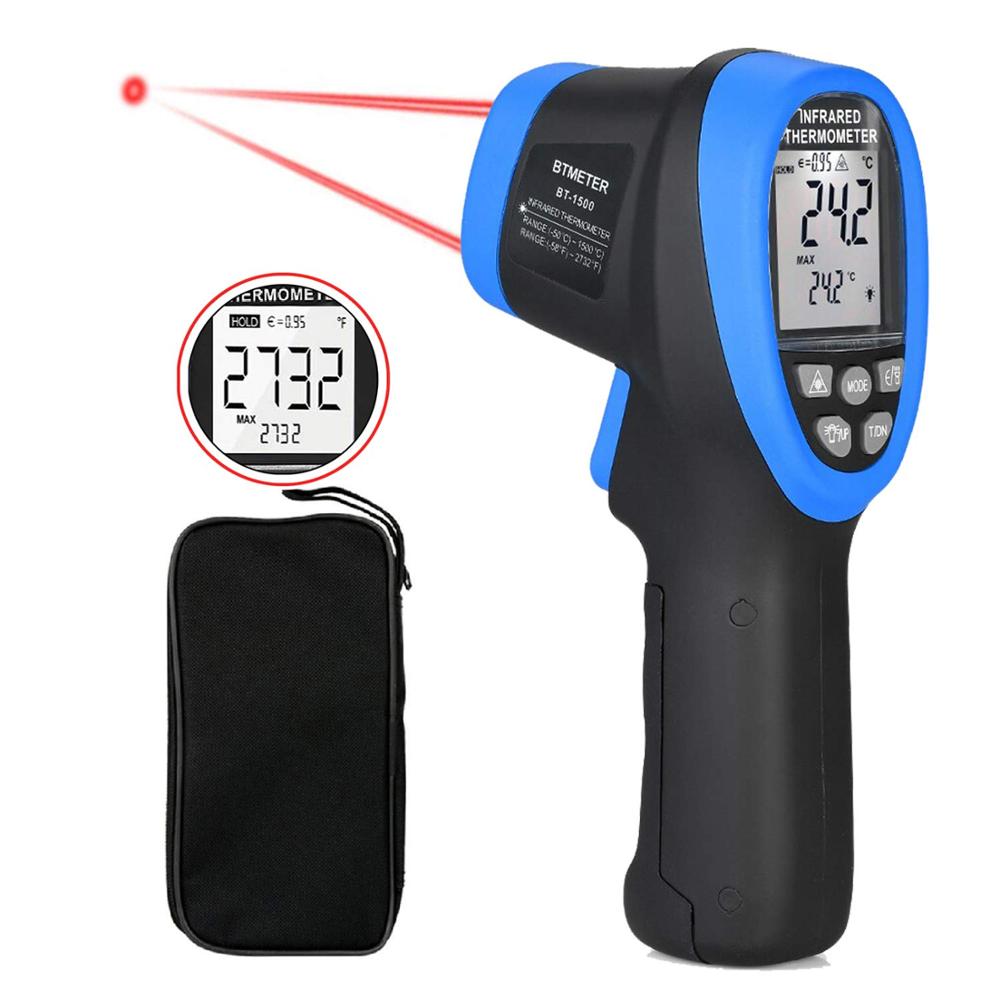 -50 ℃ bis 1500 ℃ Laser thermom – Industrial Laser Thermometer Gun Bewertung und Preis