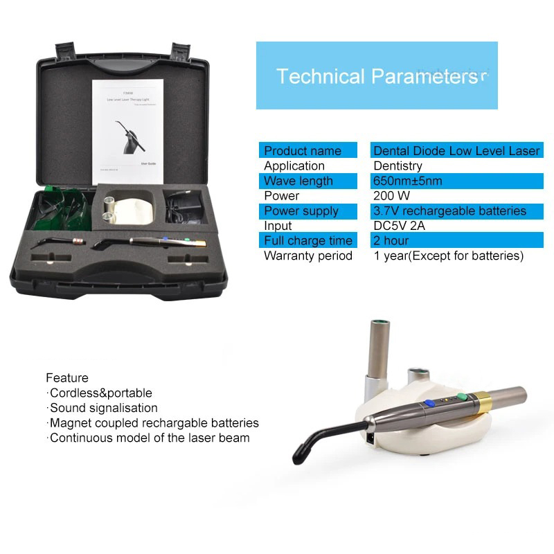 Kabelloses F3WW Dental-Diodenl – Diode Laser Module Bewertung und Preis
