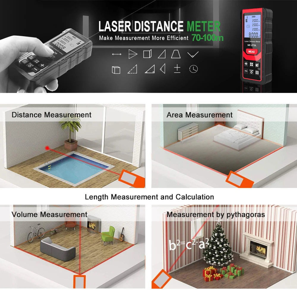 Noyafa NF-271 Laser-Entfernung – Industrial Laser Rangefinder Bewertung und Preis
