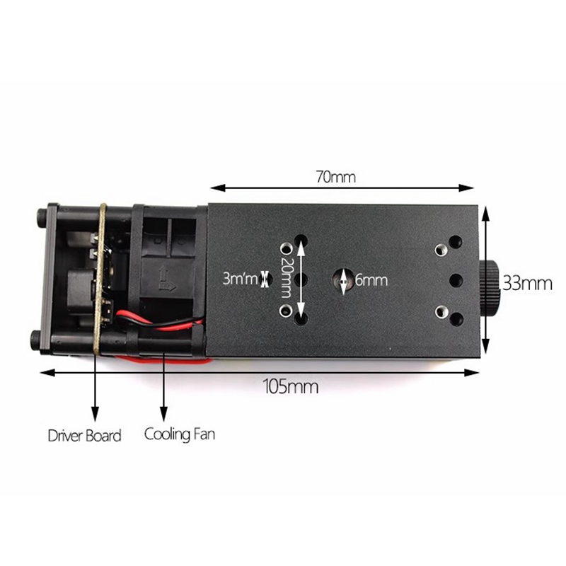 405nm ~ 850nm Fokussierbares R – Diode Laser Module Bewertung und Preis