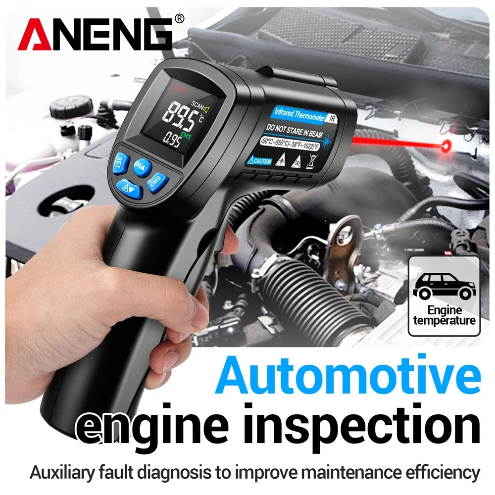 ANENG TH104 Infrarot-Handtempe – Industrial Laser Thermometer Gun Bewertung und Preis