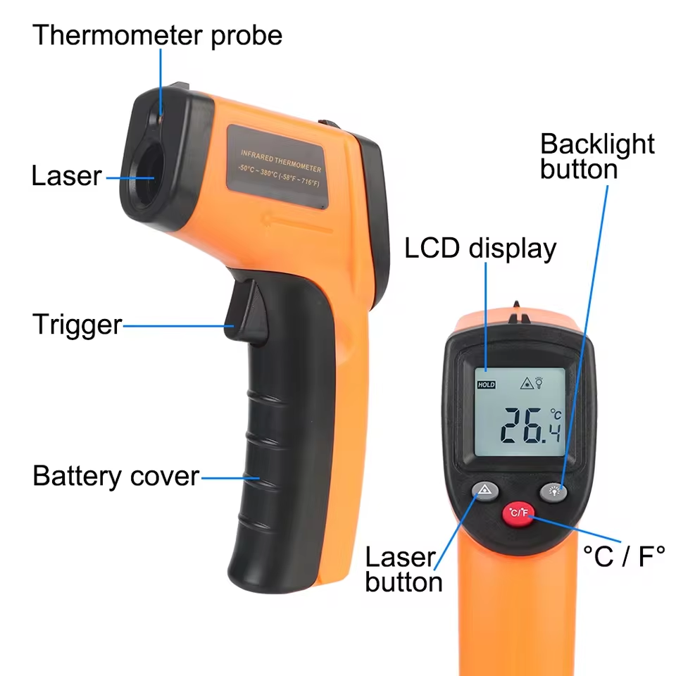 Neues digitales Infrarot-Therm – Industrial Laser Thermometer Gun Bewertung und Preis
